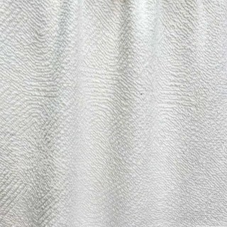 Weave Whisper Geometric Ivory White Heavy Wool Chenille Curtain 3