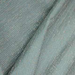 Metallic Fantasy Subtle Textured Striped Sparkling Shimmering Greyish Green Curtain