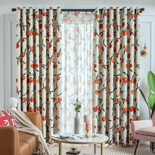 The Happiest Colour Orange Blackout Curtain 5