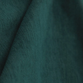 Exquisite Matte Luxury Teal Chenille Curtain 8