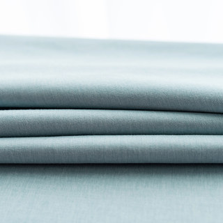 Herringbone Pastel Blue 100% Blackout Curtain Drapes 13